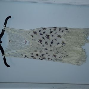 Free people tea combo lace top